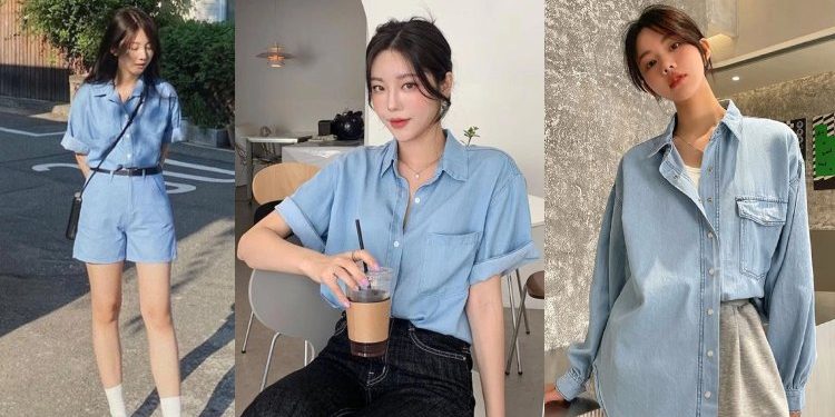 Kiểu áo sơ mi tôn da cứ mặc lên là trẻ thêm vài tuổi