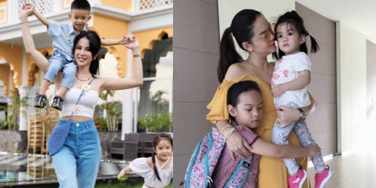 Hội mẹ bỉm sao Việt đưa con đi học: Diệp Lâm Anh, Elly Trần đua nhau khoe chân dài miên man, phô diễn sự giàu sang
