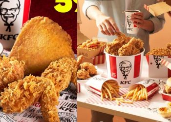 KFC tung combo 5 món chất lượng với giá chỉ 59K