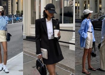 Phối sơ mi trắng, xanh theo 10 cách để ghi điểm ngay và luôn