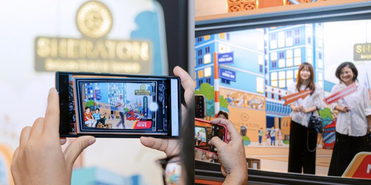 Trải nghiệm kỳ ảo cho thực khách với công nghệ thực tế tăng cường Instagrammable Spot tại Sheraton Saigon