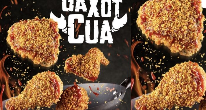 Thưởng thức ẩm thực Singapore ngay tại KFC với món Gà Xốt Cua