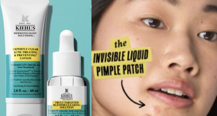 Bước đột phá trong chăm sóc da mụn với bộ đôi serum chấm mụn và kem trị thâm đến từ Kiehl’s