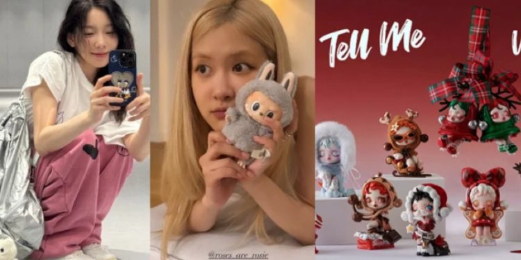 “Móc khóa treo túi theo trend, túi mù, hộp mù” đang hot: BST Giáng Sinh của Jellycat, Skullpanda là mẫu không thể bỏ qua; Lisa là fan ruột của Labubu!