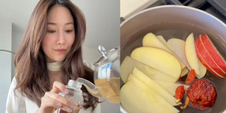 Phụ nữ Hàn “chống già” kiểu tiết kiệm: Uống trà dưỡng nhan từ táo đỏ để tăng sinh collagen, da dẻ sáng mịn